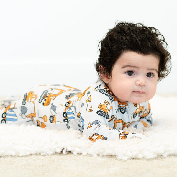 zipper-footie-170 Sweet Bamboo - Sophia's StyleFooties-1