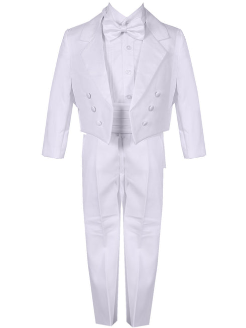 Rain Kids Baby Boys Multi Color Tail Jacket 5 pc Special Occasion Tuxedo 6-24M - SophiasStyle.com