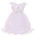 RainKids Baby Girls White Virgin Mary Detail Bonnet Cape Christening Dress 3-24M - SophiasStyle.com