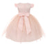 Rain Kids Little Girls Blush Rhinestone Pearl Accent Headband Easter Dress 2-4T - SophiasStyle.com