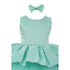 RainKids Baby Girls Aqua Rhinestone Satin Tulle Party Flower Girl Dress 6-24M - SophiasStyle.com