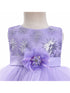 Little Girls Lilac Two Layer Tulle Skirt Flower Girl Dress 2T-4T - SophiasStyle.com