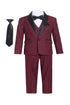Magen Kids Big Boys Husky Fit Shawl Collar Tuxedo 7 Piece Suit 8-20 - SophiasStyle.com