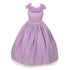 Rainkids Little Girls Lilac Rhinestones Sparkly Tulle Tiara Princess Dress 2-6 - SophiasStyle.com