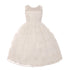 Rain Kids Big Girls Ivory Lace Pearl Adorned Junior Bridesmaid Easter Dress 8-12 - SophiasStyle.com