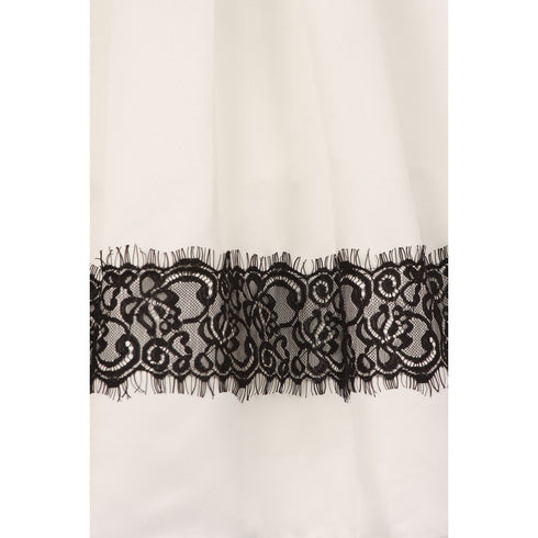 Cinderella Couture Big Girls Ivory Satin Lace Trim Special Occasion Dress 8-14 - SophiasStyle.com