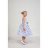 Cinderella Couture Little Girls Royal Blue Polka Dot Flower Girl Dress 2-6 - SophiasStyle.com