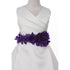 Big Girls Ivory Color Choice Flower Sash Bridal Junior Bridesmaid Dress 8-16 - SophiasStyle.com