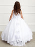 Tip Top Kids Big Girls White Lace Maria Bolero Communion Dress 7-18 - SophiasStyle.com