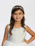 Tip Top Kids Girls Silver Flower Leaf Headpiece - SophiasStyle.com