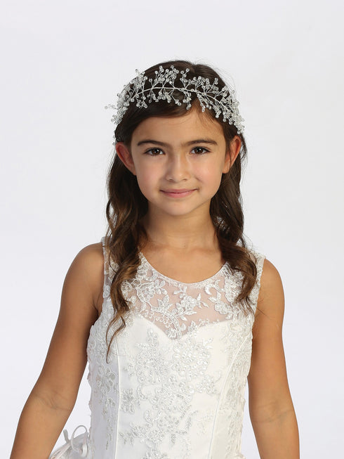 Tip Top Kids Girls Multi Color Wire Beaded Headpiece - SophiasStyle.com