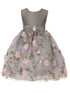 Just Kids Girls Multi Color Floral Print Easter Flower Girl Dress 2T-14 - SophiasStyle.com