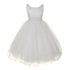 Kids Dream Girls' White Satin Lace Bead Plus Size Communion Dress, Sizes 18.5-20.5 - SophiasStyle.com