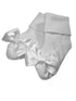 Little Things Mean A Lot Baby Girls White Cotton Bow Socks 0-24M - SophiasStyle.com