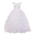 Rainkids Big Girls White Rhinestone Pearl Off Shoulder Communion Dress 7-16 - SophiasStyle.com