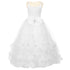 Rain Kids Big Girls White Rhinestone Virgin Mary First Communion Dress 7-18 - SophiasStyle.com