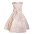Petite Adele Little Girls Ivory Dull Satin Beaded Flower Girl Dress 2T-6 - SophiasStyle.com