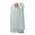 Petite Adele Big Girls Ivory Flower Pin Chiffon Junior Bridesmaid Dress 8-12 - SophiasStyle.com