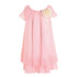 Petite Adele Big Girls Blush Flower Pin Chiffon Junior Bridesmaid Dress 8-12 - SophiasStyle.com