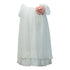 Petite Adele Little Girls Ivory Flower Pin Chiffon Flower Girl Dress 2T-6 - SophiasStyle.com