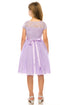 Little Girls Multi Color Lace Stone Belt Chiffon Flower Girl Party Dress 2-6 - SophiasStyle.com