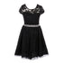 Lace and Chiffon Junior Bridesmaid Party Dress with Stone Belt, Sizes 8-14 - SophiasStyle.com