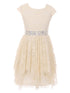 Just Kids Big Girls Off-White Lace Ruffle Junior Bridesmaid Dress 8-14 - SophiasStyle.com