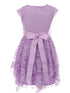 Just Kids Big Girls Lilac Lace Cap Sleeved Easter Junior Bridesmaid Dress 8-14 - SophiasStyle.com