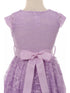 Just Kids Little Girls Lilac Lace Cap Sleeved Easter Flower Girl Dress 4-6 - SophiasStyle.com