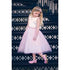 Petite Adele Little Girls Blush Satin Tulle Tea Length Flower Girl Dress 2-6 - SophiasStyle.com