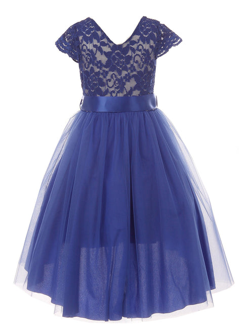 Just Kids Girls Multi Color Necklace Hi-Low Special Occasion Dress 4-14 - SophiasStyle.com