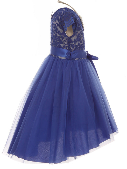 Just Kids Girls Multi Color Necklace Hi-Low Special Occasion Dress 4-14 - SophiasStyle.com