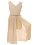 Girls Multi Colors Stone Belt Special Occasion Jumpsuit Dress 4-14 - SophiasStyle.com