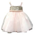 Petite Adele Baby Girls Blush Sequined Headband Flower Girl Dress 6-24M - SophiasStyle.com