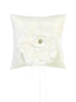 Tip Top Kids Boys Ivory Big Flower Accent Stylish Ring Bearer's Pillow - SophiasStyle.com