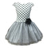 Petite Adele Big Girls White Black Polka Dot Lace Tulle Tutu Dress 8-12 - SophiasStyle.com
