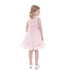 Petite Adele Little Girls Blush Pink Tiered Chiffon Ruffled Easter Dress 2-6 - SophiasStyle.com