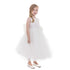 Petite Adele Big Girls Ivory Beaded Embroidery Luxurious Flower Girl Dress 8-12 - SophiasStyle.com
