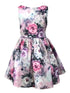 Petite Adele Girls Floral Sleeveless Knee Length Flower Girl Easter Dress 2T-12 - SophiasStyle.com