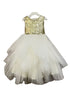 Petite Adele Little Girls Rose Sequin Multiple Tiered Special Occasion Dress 2-6 - SophiasStyle.com