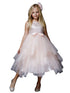 Petite Adele Big Girls Blush Sequin Ruffle Tiered Lola Special Occasion Dress 8-12 - SophiasStyle.com