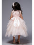 Petite Adele Little Girls Blush Sequin Tiered Sonia Flower Girl Dress 2-6 - SophiasStyle.com