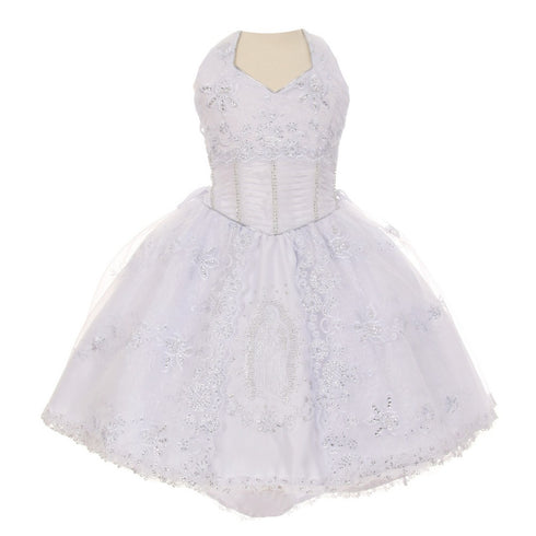 Rain Kids Big Girls White Ruffle Train Skirt Bolero Communion Dress 7-20 - SophiasStyle.com