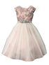 Big Girls Multi Color Silk Tulle Junior Bridesmaid Dress 2-12 - SophiasStyle.com