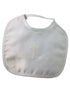 Little Things Mean A Lot White Matte Satin Screened Cross Bib S-L - SophiasStyle.com
