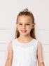 Tip Top Kids Girls Silver Rhinestone Heart Shaped Tiara - SophiasStyle.com