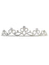 Tip Top Kids Girls Silver Rhinestone Elegant Tiara - SophiasStyle.com