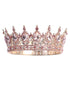 Tip Top Kids Girls Multi Color Oversized Crystal Royal Wedding Pageant Tiara - SophiasStyle.com