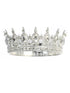 Tip Top Kids Girls Multi Color Oversized Crystal Royal Wedding Pageant Tiara - SophiasStyle.com