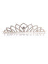 Tip Top Kids Girls Multi Color Central Crystal Rhinestone Wedding Pageant Tiara - SophiasStyle.com